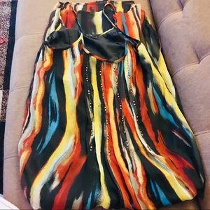 Jessica Simpson Multicolored Maxi Dress